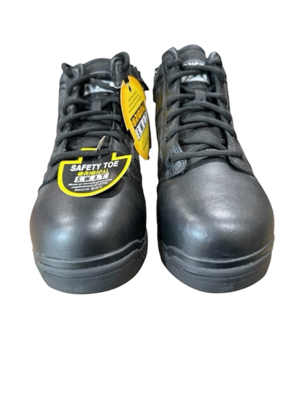 Original S.W.A.T Metro Air Steel Toe Work Boots Black Women 8 Men 6.5 NWT